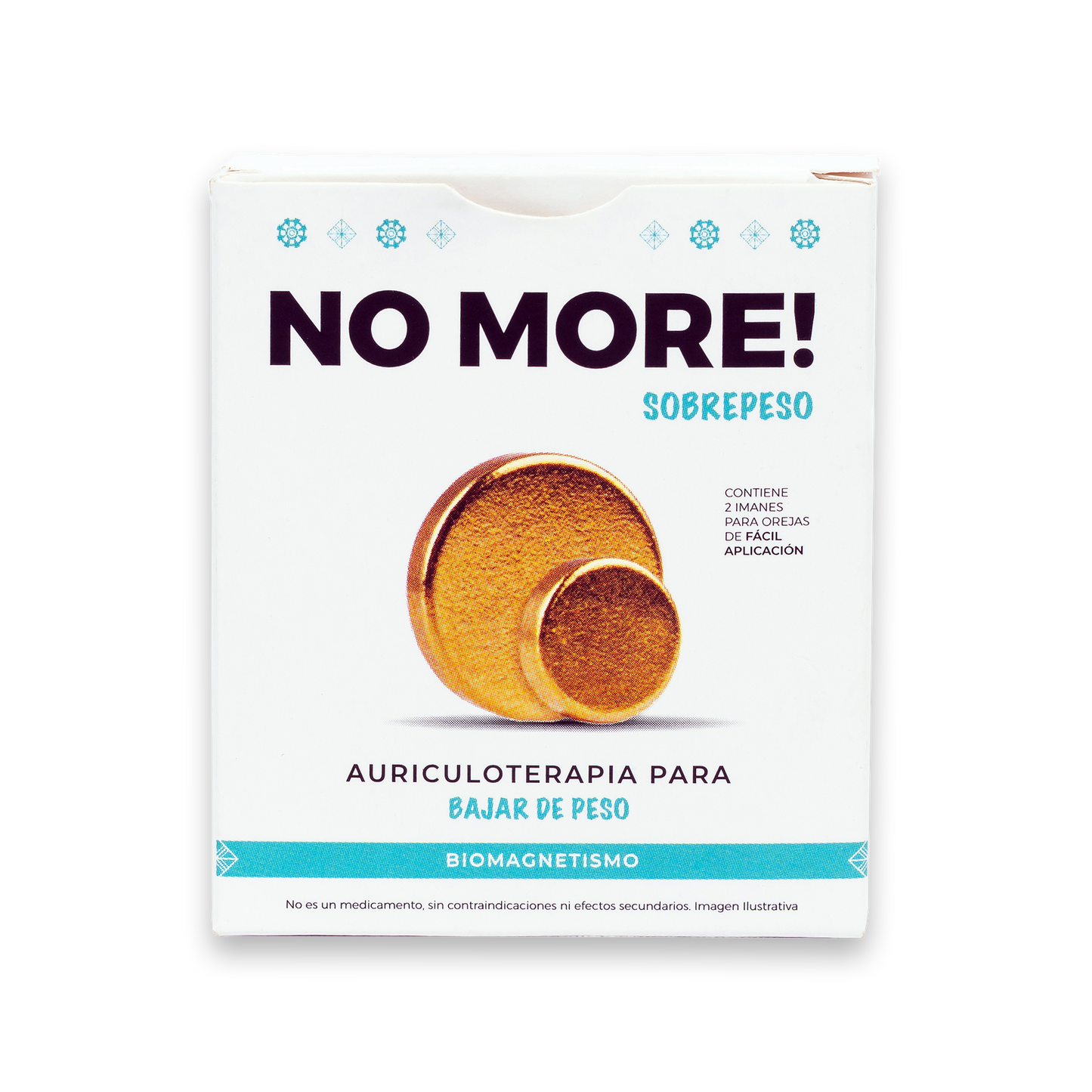 1 Par de Bioimanes Auriculoterapia Magnética