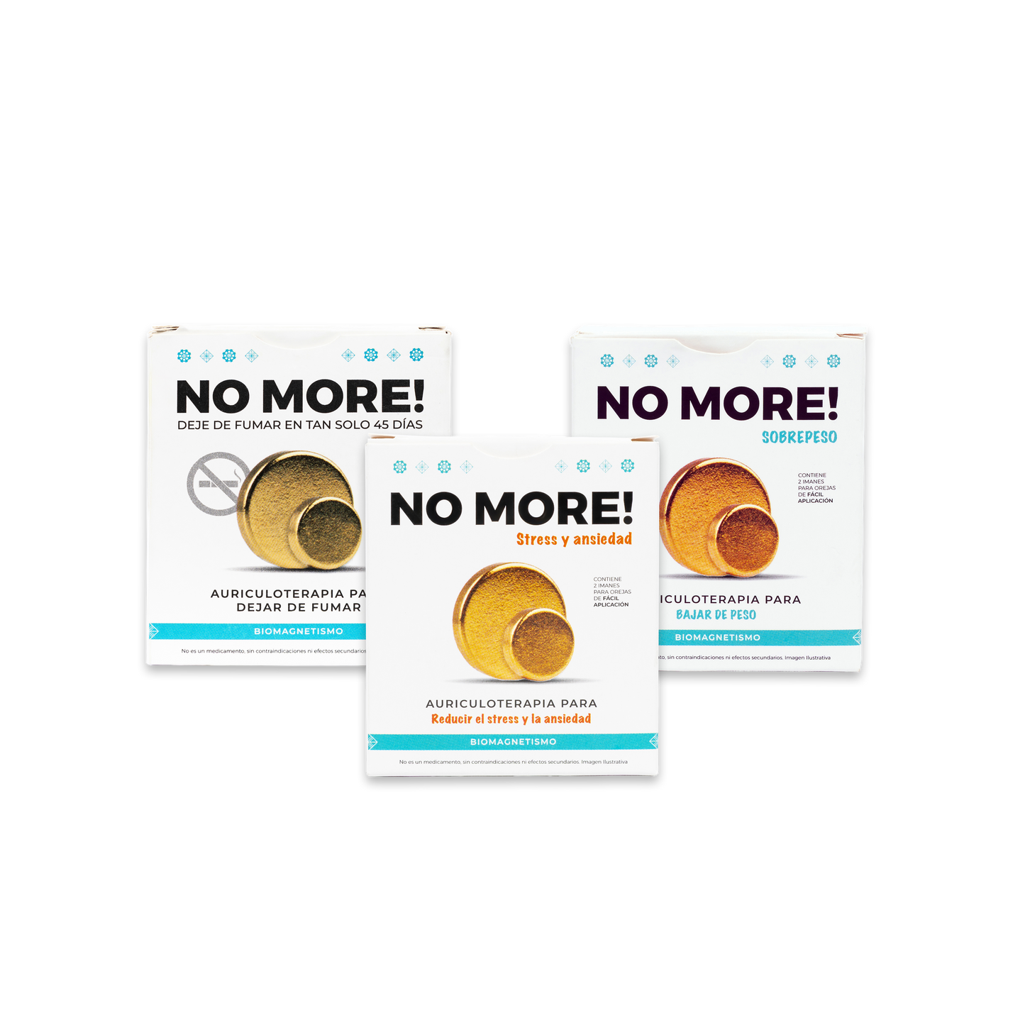 1 Par de Bioimanes Auriculoterapia Magnética