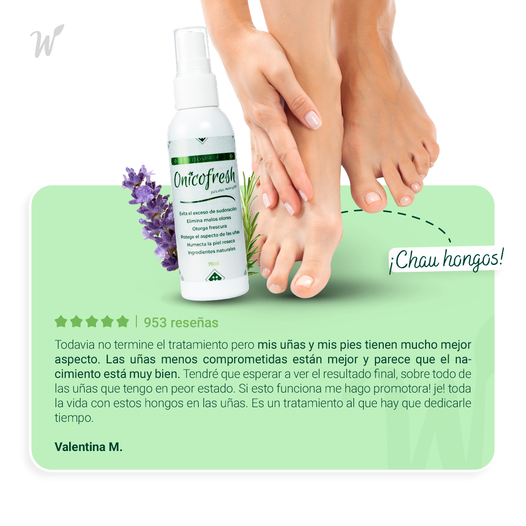 Onicofresh® Fitospray para Uñas, Manos y Pies 75ml