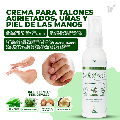 Onicofresh® Crema para Uñas, Manos y Pies 75 ml