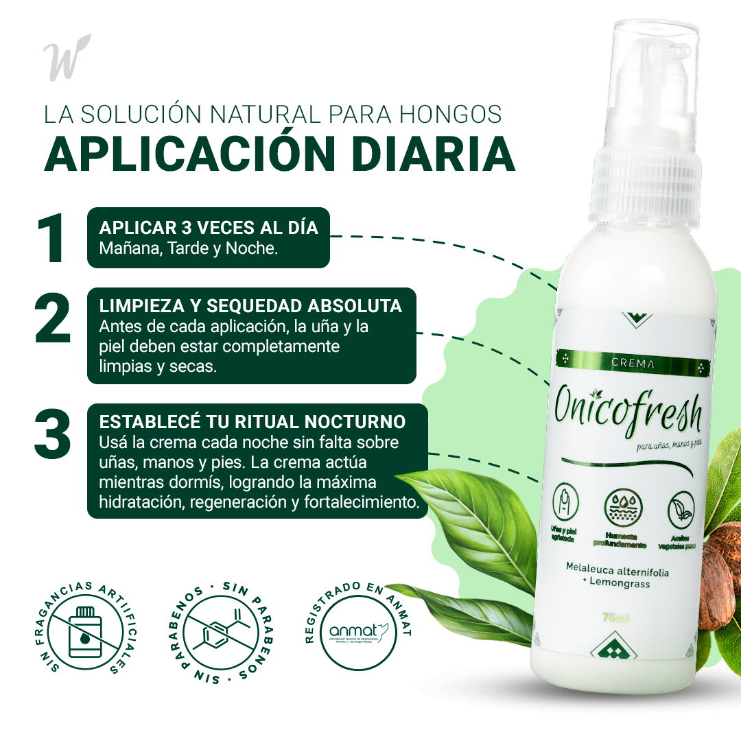 Onicofresh® Crema para Uñas, Manos y Pies 75 ml