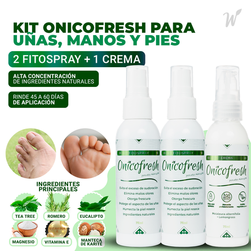 Onicofresh® Kit para Uñas, Manos y Pies