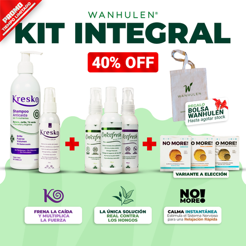 Kit integral Wanhulen: Onicofresh + Kresko + NO MORE!