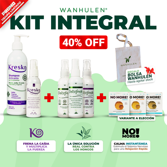 Kit integral Wanhulen: Onicofresh + Kresko + NO MORE!
