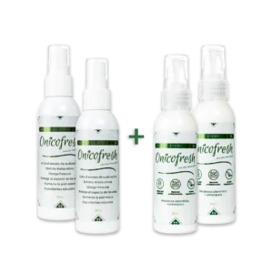 KIT Onicofresh: 2 Fitosprays 75 ml + 2 Cremas para uñas manos y pies 75 ml