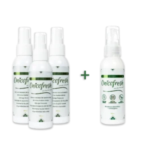 KIT Onicofresh: 3 Fitosprays 75 ml + 1 Crema para uñas manos y pies 75 ml