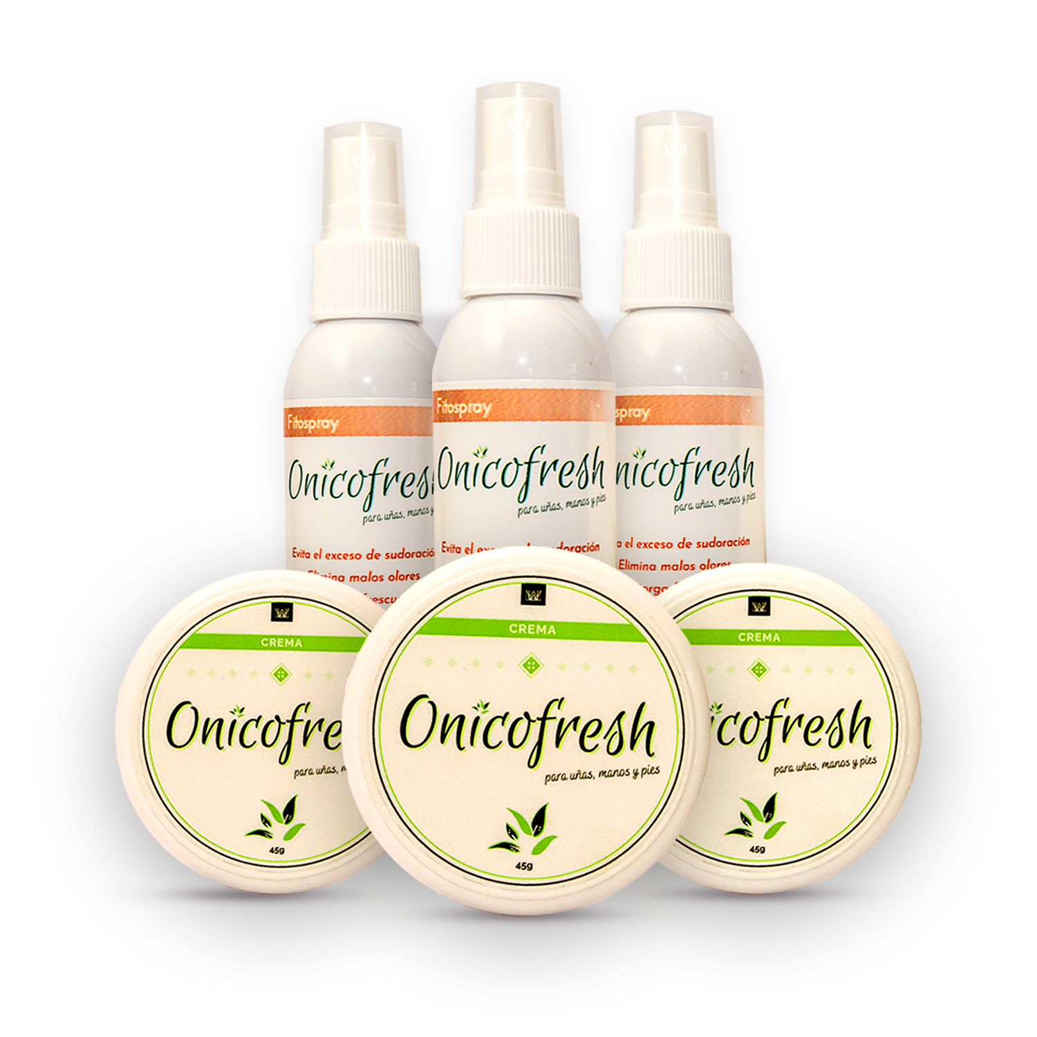 Onicofresh KIT: 3 Fitospray + 3 Crema : Wanhulen