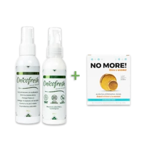 KIT Integral Onicofresh: 1 Fitospray 75 ml + 1 Crema para Uñas, Manos y Pies 75 ml + Bioimanes NO MORE! Stress y ansiedad