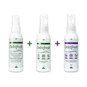 KIT Onicofresh: 1 Fitospray 75 ml + 1 Crema para Uñas, Manos y Pies 75 ml + 1 Crema Corporal 75 ml
