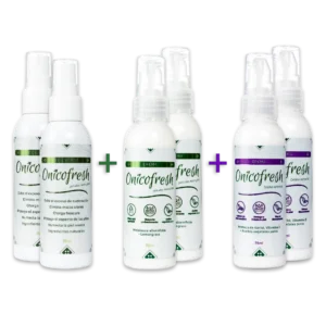 KIT Onicofresh: 2 Fitosprays 75 ml + 2 Cremas para Uñas, Manos y Pies 75 ml + 2 Cremas Corporal 75 ml