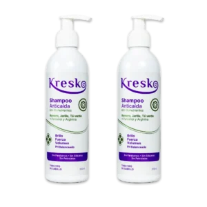 Pack Kresko: 2 Shampoo Anticaída 300 ml